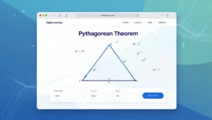 Kalkulator Pythagoras ini membantu Anda memahami teorem Pythagoras sambil menghitung sisi segitiga secara interaktif dan instan.