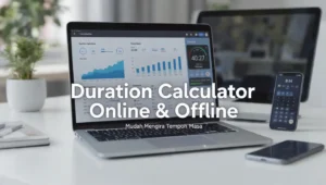 Ketahui fungsi, penggunaan, dan tips duration calculator untuk projek, perjalanan, mesyuarat, dan aktiviti harian agar pengurusan masa lebih efektif.