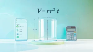 Kalkulator Isipadu Silinder Terbaik untuk Pelajar & Profesional