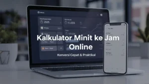 Gunakan kalkulator minit ke jam untuk menghitung durasi aktivitas harian, belajar, atau mesyuarat. Hasil akurat dalam hitungan detik, mudah digunakan tanpa login.