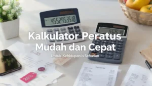Aplikasi kalkulator peratus online untuk pengiraan cepat dan tepat