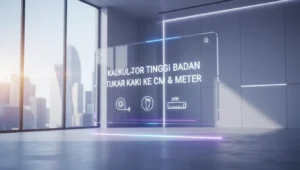 1 Kaki Berapa Cm? Kalkulator tinggi badan untuk menukar kaki, inci, sentimeter, dan meter