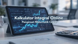 Gunakan kalkulator integral online untuk menyelesaikan integral sederhana dan kompleks. Panduan step by step, tips menghindari kesalahan, dan contoh pengiraan siap digunakan.