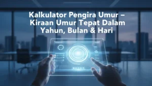 Pengira umur online untuk kiraan umur tepat dalam tahun bulan dan hari
