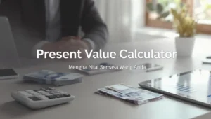 Present Value Calculator Mengira Nilai Semasa Wang Anda