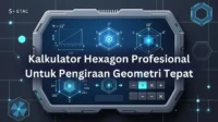 Alat pengiraan segi enam yang tepat untuk kegunaan pembinaan, rekabentuk dan kejuruteraan. Sokong pelbagai unit ukuran dan formula lengkap.