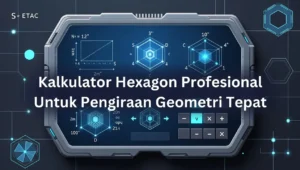 Alat pengiraan segi enam yang tepat untuk kegunaan pembinaan, rekabentuk dan kejuruteraan. Sokong pelbagai unit ukuran dan formula lengkap.