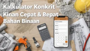 Gunakan Kalkulator Konkrit untuk Projek Rumah & Bangunan