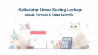 Kalkulator Umur Kucing Lengkap Jadual, Formula & Fakta Saintifik