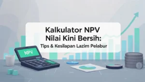 kalkulator NPV untuk mengira nilai kini bersih projek anda. Mudah, cepat, dan tepat untuk keputusan pelaburan bijak.