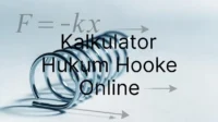 Kalkulator Hukum Hooke Online