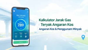 Kalkulator Jarak Gas Terbaik Anggaran Kos & Penggunaan Minyak
