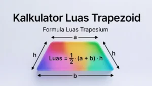 Kalkulator Luas Trapezoid Formula Luas Trapezium