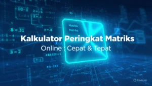 Kalkulator Peringkat Matriks Online Cepat & Tepat