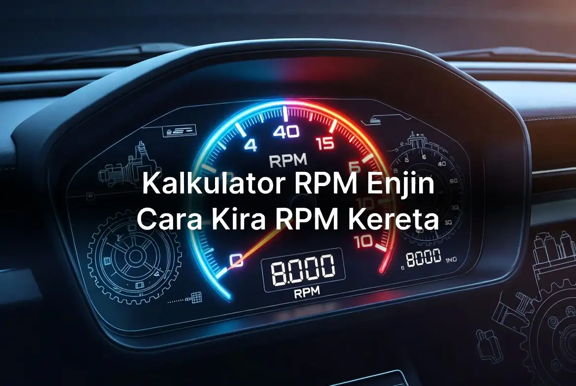Rata Rata Rpm Motor Kalkulator RPM Enjin Cara Kira RPM Kereta