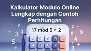Kalkulator Modulo Online Lengkap dengan Contoh Perhitungan