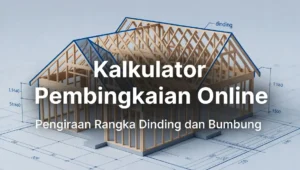 Kalkulator Pembingkaian Online Pengiraan Rangka Dinding dan Bumbung
