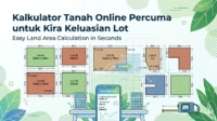 Kalkulator Tanah Online Percuma untuk Kira Keluasan Lot