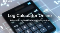 Log Calculator Online Kalkulator Log Matematik Mudah Digunakan