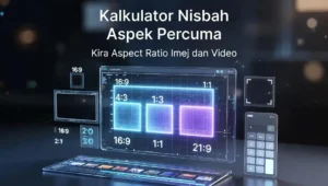 Kalkulator Nisbah Aspek Percuma Kira Aspect Ratio Imej dan Video