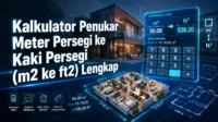 Kalkulator Penukar Meter Persegi ke Kaki Persegi (m2 ke ft2) Lengkap Kalkulator Penukar Meter Persegi ke Kaki Persegi (m2 ke ft2) Lengkap