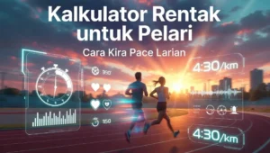 Kalkulator Rentak untuk Pelari Cara Kira Pace Larian