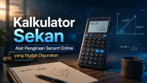 Kalkulator Sekan Alat Pengiraan Secant Online yang Mudah Digunakan