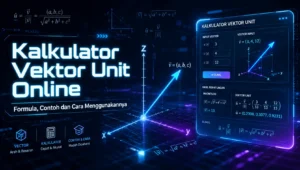 Kalkulator Vektor Unit Online Formula, Contoh dan Cara Menggunakannya