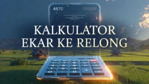 Kalkulator Ekar ke Relong Lengkap dengan Formula dan Contoh Kiraan
