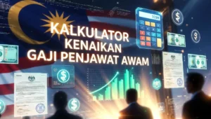 Kalkulator Kenaikan Gaji Penjawat Awam Mengikut Gred & Tangga Gaji